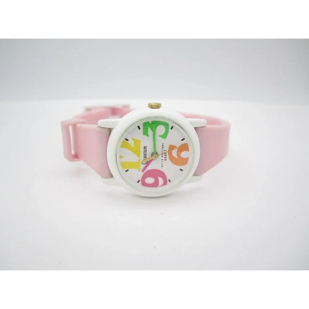 Women Quantum Quartz WR Analog 25mm Dial Causal Round Watch (F825)